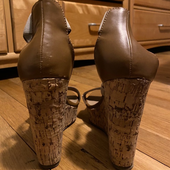 Steve Madden Strap Wedge Heels - Picture 3 of 5